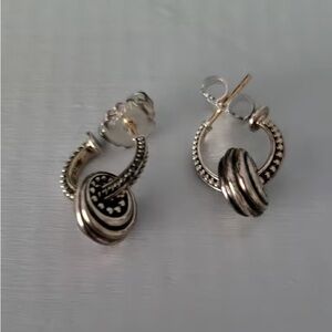 LAGOS Silver Knot Earrings
